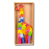 Wooden Giraffe Letter Puzzle Kids Toy in Bulk